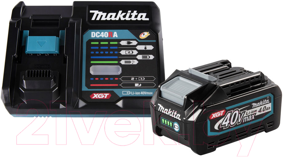 Набор аккумуляторов для электроинструмента Makita BL4040+ DC40RA (191J67-0)