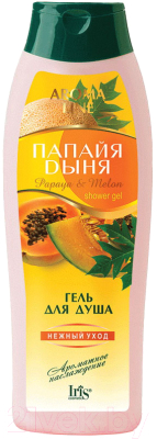 Изображение товара Гель для душа Iris Cosmetic Aroma Line Папайя и дыня (400мл)