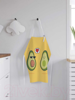 Кухонный фартук JoyArty Влюбленные авокадо / ap-91961
