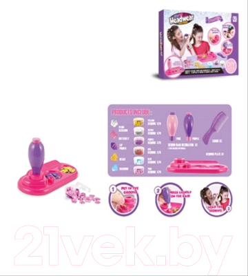 Набор детской декоративной косметики EstaBella Для волос с блестками и бусинками / 80375