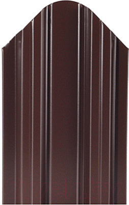 Штакетник металлический МКтрейд Константа Эконом 90x1700мм RAL 8017 (шоколадно-коричневый)