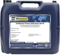 

Моторное масло SWD Rheinol, Primus DXM Diesel 5W40 / 31239.281