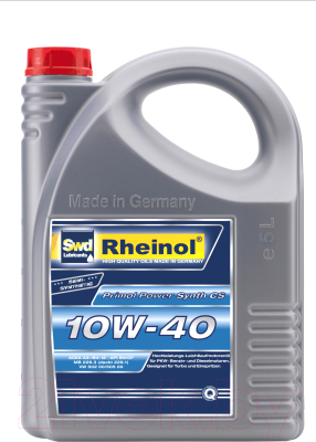 

Моторное масло SWD Rheinol, Primol Power Synth CS 10W40 / 31344.580