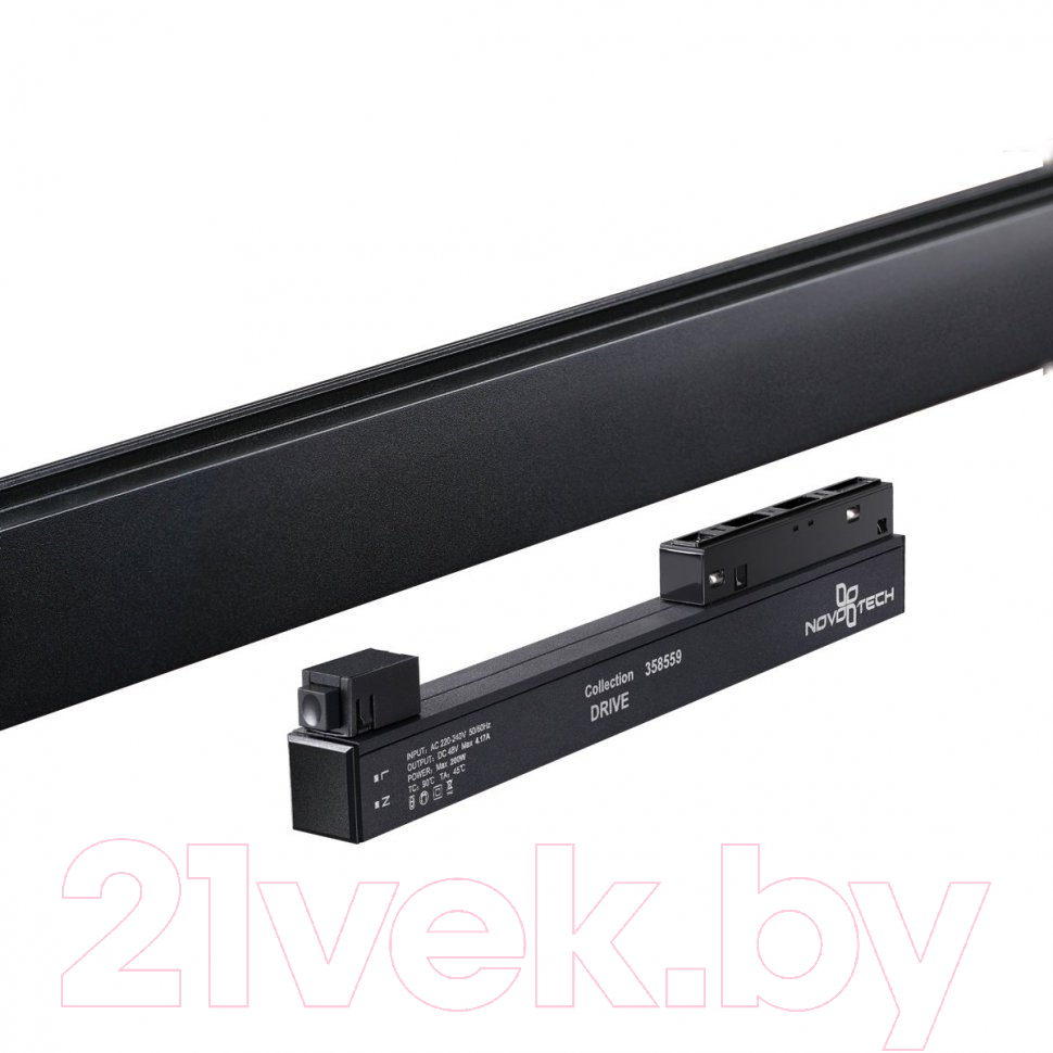 Драйвер для шинопровода Novotech Flum 358557 (черный) — фото 3