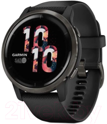 Умные часы Garmin Venu 2 / 010-02430-11 (черный)