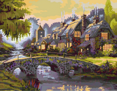 

Картина по номерам PaintBoy, Старинный мост / G037