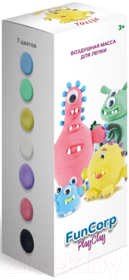 

Пластилин легкий FunCorp PlayClay, Фанни Краб / 00-00003001