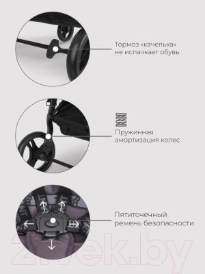 Изображение товара Детская прогулочная коляска Rant Twinny / RA151 (Olive)