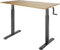 

Письменный стол Ergosmart, Manual Desk Compact 1380x800x18