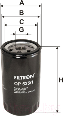 Масляный фильтр Filtron OP525/1
