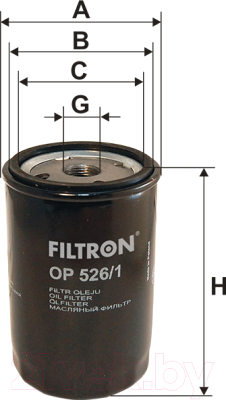 Масляный фильтр Filtron OP526/1
