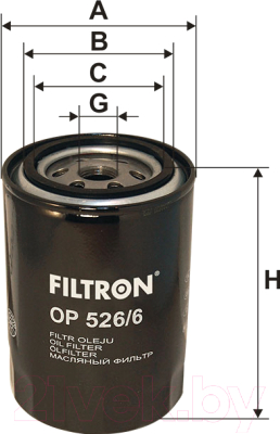 Масляный фильтр Filtron OP526/6