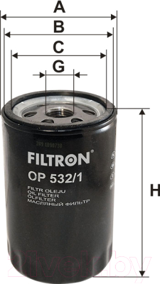 Масляный фильтр Filtron OP532/1
