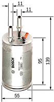 Топливный фильтр Bosch F026403014 - 