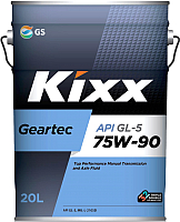 Трансмиссионное масло Kixx Geartec GL-5 75W90 / L296244TE1 (4л) - 