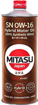 Моторное масло Mitasu 0W16 / MJ-106-1 (1л)