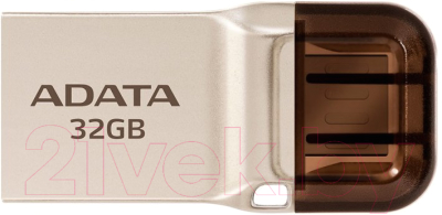 Usb flash накопитель A-data UC360 32GB Golden Retail (AUC360-32G-RGD)
