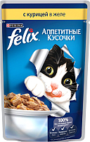 

Корм для кошек Felix, Аппетитные кусочки с курицей