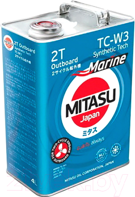 Моторное масло Mitasu Marine Outboard 2T / MJ-923-4 (4л)