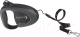 Поводок-рулетка Ferplast Flippy Tech Cord Small (черный) - 