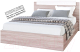 Односпальная кровать МебельЭра Эко 900 (ясень шимо) - 