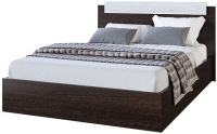 Двуспальная кровать МебельЭра Эко 1600 (венге/лоредо) - 