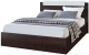 Двуспальная кровать МебельЭра Эко 1600 (венге/лоредо) - 