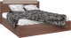Двуспальная кровать МебельЭра Эко 1600 (ясень шимо) - 