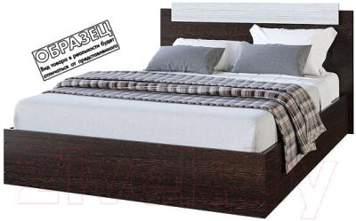 Односпальная кровать МебельЭра Эко 900 (венге/лоредо)
