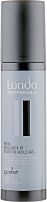 Гель для укладки волос Londa Professional Men Solidify It экстремальная фиксация (100мл)