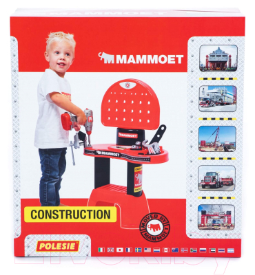 Верстак-стол игрушечный Полесье Мастерская Mammoet / 65322