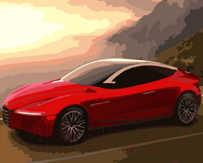 

Картина по номерам PaintBoy, Красное авто / GX7298