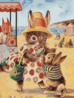 

Картина по номерам PaintBoy, Кролики на море / GX21569