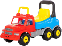 Каталка детская Полесье Автомобиль Буран №2 / 67128 (красный/голубой) - 