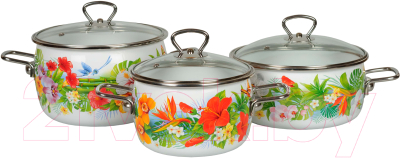 

Набор кастрюль СтальЭмаль, Tropicana 1DA135S