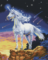 

Набор алмазной вышивки PaintBoy, Белый единорог / GF251