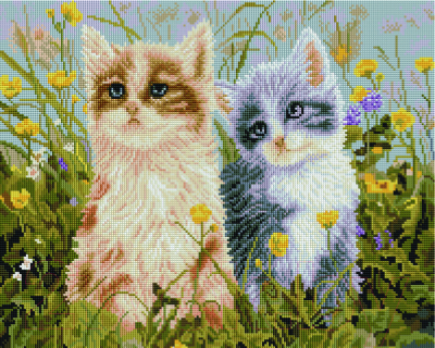 

Набор алмазной вышивки PaintBoy, Котята / GF252
