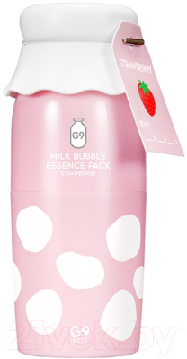 

Маска для лица кремовая G9Skin, Milk Bubble Essence Pack Strawberry