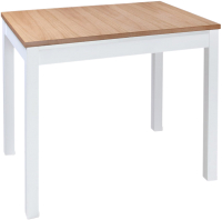Обеденный стол ТехКомПро Жасмин 73x110-150 / 121750 (дуб/тон 2/подстолье тон 1) - 