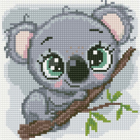 Набор алмазной вышивки PaintBoy Милая коала / BF1163 - 