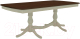 Обеденный стол ТехКомПро Нарцисс БП 2000 (дуб/тон 9/тон царги 1) - 