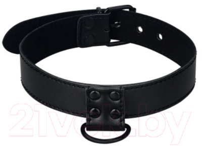 Ошейник БДСМ LoveToy Bondage Fetish Black Matt Collar With Leash / LV761003 (черный)