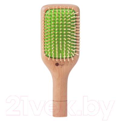 Расческа-массажер O'right Paddle Brush из натурального бука большая