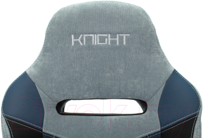Кресло геймерское Бюрократ Zombie Viking 6 Knight (серо-голубой)