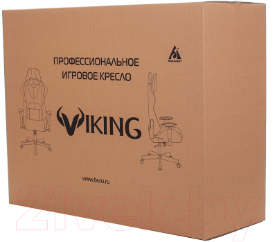 Кресло геймерское Бюрократ Zombie Viking 6 Knight (коричневый/бежевый)