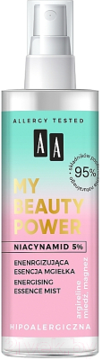 

Эссенция для лица AA, My Beauty Power Энергизирующая мист