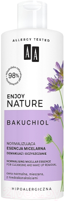 

Эссенция для лица AA, Enjoy Nature Бакучиол Нормализующая мицеллярная