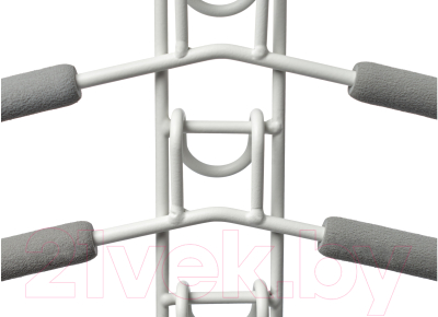 Металлическая вешалка-плечики Bradex Гинко трансформер 5в1 TD 0723 (серый)