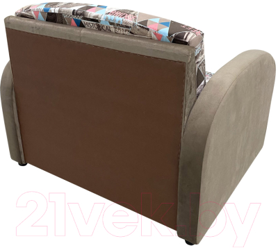 Кресло-кровать Аквилон Юниор 1 (таун браун/бинго какао)