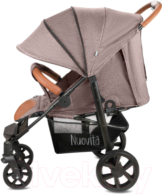 Детская прогулочная коляска Nuovita Corso (кофейный/черный)